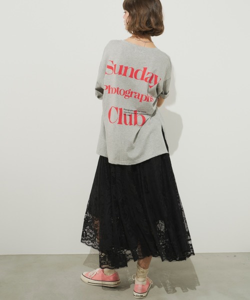 Unitage(ユニテージ)の「グラフィックフォトTEE(Tシャツ/カットソー・レディース・グレー/ホワイト/ピンク・FREE)」の20枚目の写真
