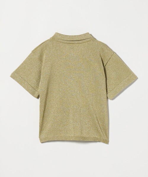 ニット セーター 「WANDERUNG × Steven Alan」GLLITER SHORT SLEEVE PULLOVER/ニット レディース STEVEN ALAN ニット セーター 「WANDERUNG × Steven Alan