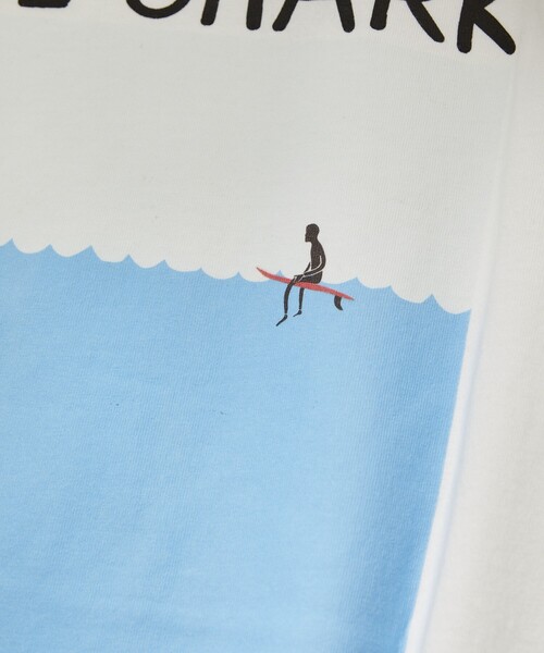 Jonas Claesson（ジョナスクレアッソン）の「JONAS CLAESSON/ジョナス クレアッソン Whale Shark Short Sleeve Tee/ホエールシャーク バックプリント Tシャツ（Tシャツ/カットソー・メンズ・ブラック/ホワイト/ライトグレー・MEDIUM/LARGE）」の11枚目の写真