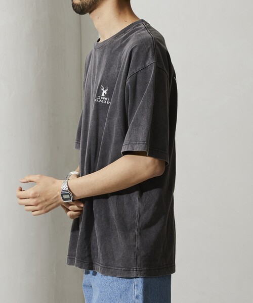 Jonas Claesson（ジョナスクレアッソン）の「JONAS CLAESSON/ジョナス クレアッソン Whale Shark Short Sleeve Tee/ホエールシャーク バックプリント Tシャツ（Tシャツ/カットソー・メンズ・ブラック/ホワイト/ライトグレー・MEDIUM/LARGE）」の20枚目の写真