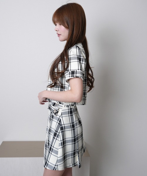 LIPSERVICE（リップサービス）の「サマーツイードプリーツスカート（スカート・レディース・その他1/アイボリー/ブルー/ブラック・S/M）」の20枚目の写真