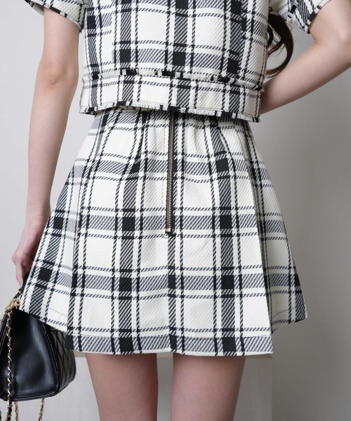 LIPSERVICE（リップサービス）の「サマーツイードプリーツスカート（スカート・レディース・その他1/アイボリー/ブルー/ブラック・S/M）」の21枚目の写真