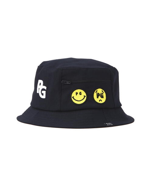 セール】【PEARLY GATES】ポケット付き UVハット (UNISEX
