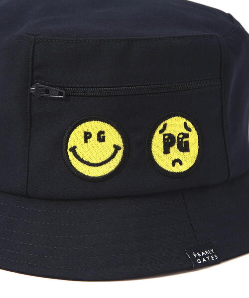 セール】【PEARLY GATES】ポケット付き UVハット (UNISEX