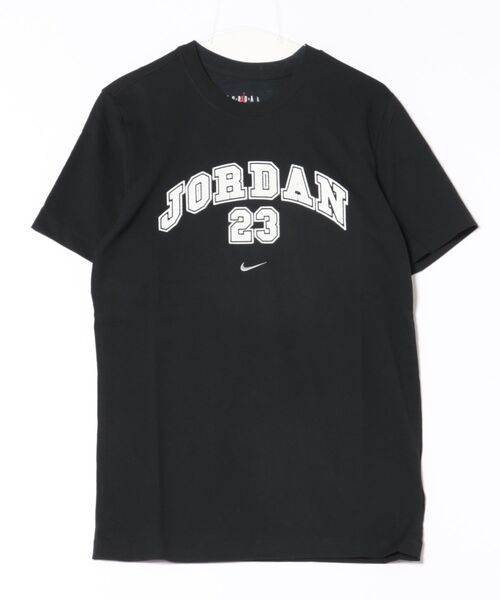 【美品】Jordan DRI-FIT ブラック Vネック Tシャツ M Jordan ジョーダン（JORDAN）（キッズ）ジャンプマンロゴ ドライ
