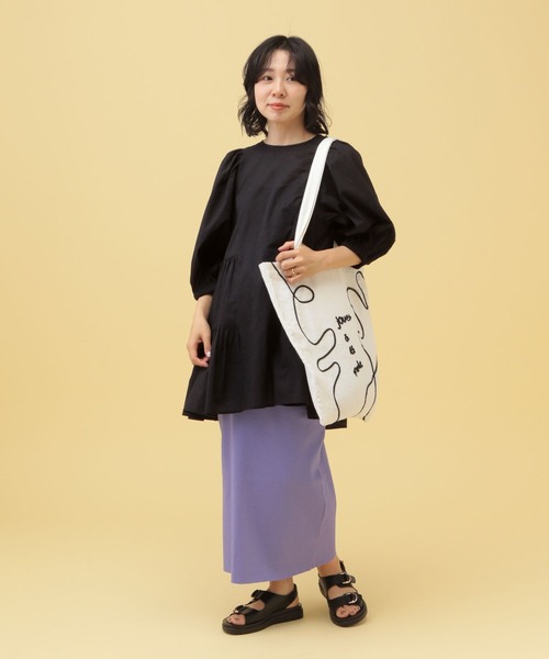 MAYページ セール】【産前・産後対応】マタニティ／ティアードブラウス 290806