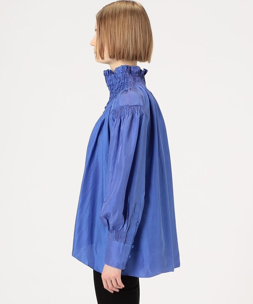 TOMORROWLAND （トゥモローランド）の「TEIJA Pihla シルクブラウス（シャツ/ブラウス・レディース・ブラック/ブルー・6）」の10枚目の写真