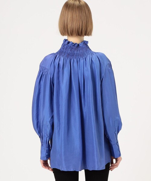 TOMORROWLAND （トゥモローランド）の「TEIJA Pihla シルクブラウス（シャツ/ブラウス・レディース・ブラック/ブルー・6）」の11枚目の写真