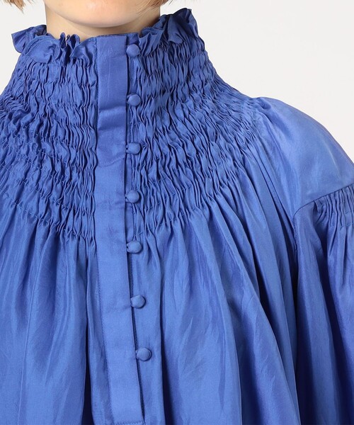 TOMORROWLAND （トゥモローランド）の「TEIJA Pihla シルクブラウス（シャツ/ブラウス・レディース・ブラック/ブルー・6）」の12枚目の写真