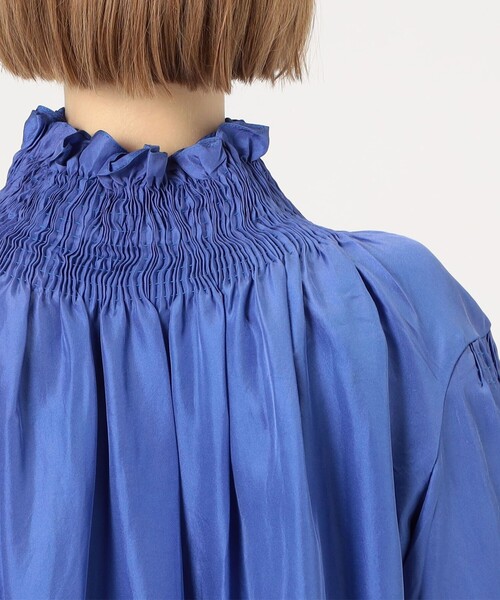 TOMORROWLAND （トゥモローランド）の「TEIJA Pihla シルクブラウス（シャツ/ブラウス・レディース・ブラック/ブルー・6）」の3枚目の写真