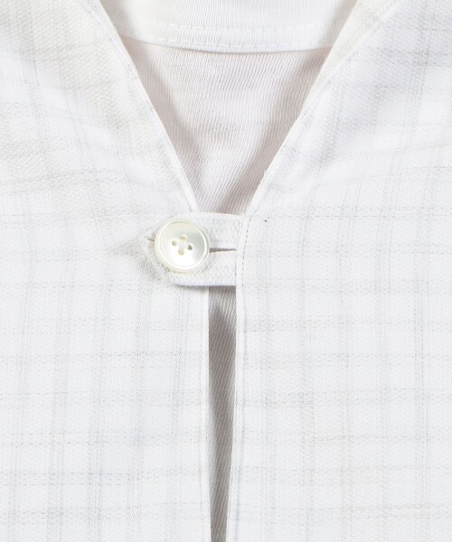 TOMORROWLAND （トゥモローランド）の「コットン プルオーバーシャツ（シャツ/ブラウス・メンズ・ブルー系その他2/ホワイト系その他・L/M/S）」の10枚目の写真