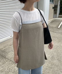 IENA - sugi mama♡IENA ストライプ リボンディティール ブラウス フラワー刺繍ストライプブラウス
