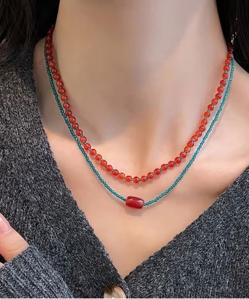 ✴️ハイグレード　ローズゴールド　ネックレス！ピアスネックレス別売り セール】【 ammy. / エイミードット 】 ツートーン カラー