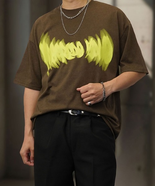 Burner（バーナー）の「【GROOVY STORE】ヴィンテージ風 ワイドTシャツ（Tシャツ/カットソー・メンズ・ブラック/ホワイト/スミクロ/ネイビー系1/ダークネイビー/ブラウン系その他3/ブラック系3/ブラック系1/ライトブラック/ブラウン系その他/ブラウン系その他2/ブラック系4/ブラック系2/ブラック系/ブラック系5/ブラウン系その他4/ネイビー系2/ブラック系6・M/L/LL）」の13枚目の写真