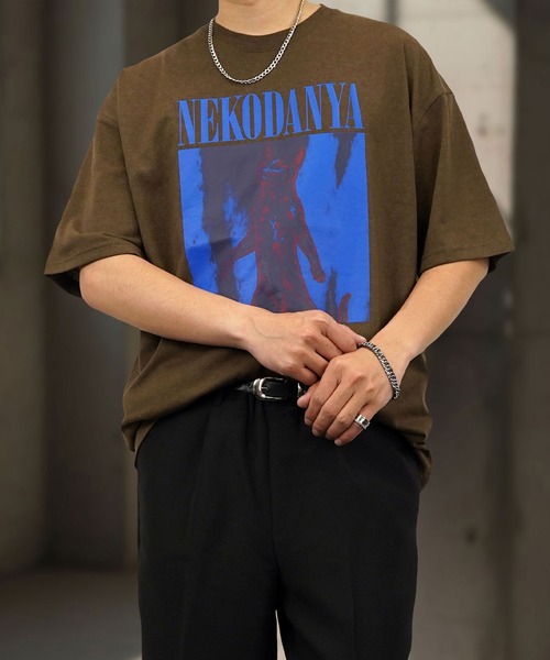 Burner（バーナー）の「【GROOVY STORE】ヴィンテージ風 ワイドTシャツ（Tシャツ/カットソー・メンズ・ブラック/ホワイト/スミクロ/ネイビー系1/ダークネイビー/ブラウン系その他3/ブラック系3/ブラック系1/ライトブラック/ブラウン系その他/ブラウン系その他2/ブラック系4/ブラック系2/ブラック系/ブラック系5/ブラウン系その他4/ネイビー系2/ブラック系6・M/L/LL）」の15枚目の写真