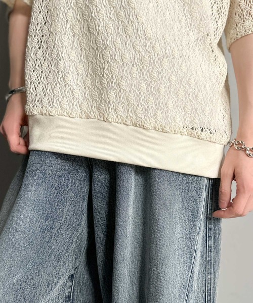 セール】【Classical Origin】「透け感、モードの余韻。」衿ダブル