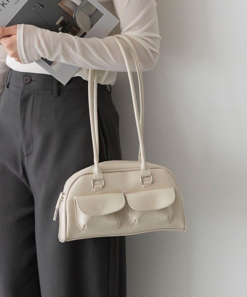 セール】アウトポケット ボストンバッグ（ショルダーバッグ