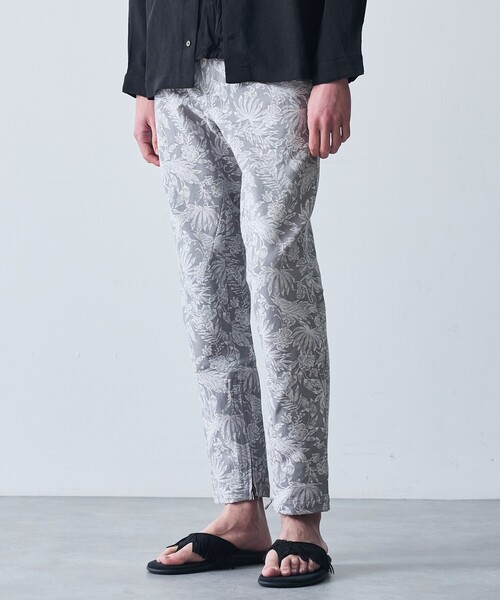 5351 POUR LES HOMMES(ゴーサンゴーイチプールオム)の「リーフジャガード スキニー ジョグパンツ(その他パンツ・メンズ・ホワイト/ブラック/グレー・50/48/46/44)」の3枚目の写真