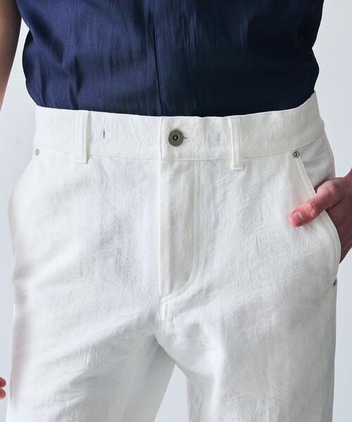 5351 POUR LES HOMMES(ゴーサンゴーイチプールオム)の「リーフジャガード スキニー ジョグパンツ(その他パンツ・メンズ・ホワイト/ブラック/グレー・50/48/46/44)」の8枚目の写真
