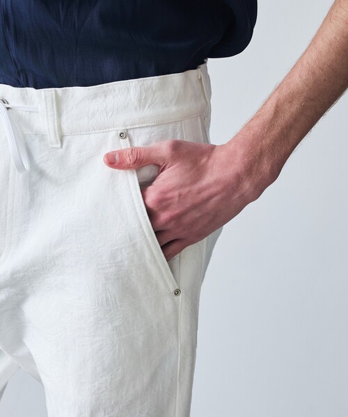 5351 POUR LES HOMMES(ゴーサンゴーイチプールオム)の「リーフジャガード スキニー ジョグパンツ(その他パンツ・メンズ・ホワイト/ブラック/グレー・50/48/46/44)」の9枚目の写真