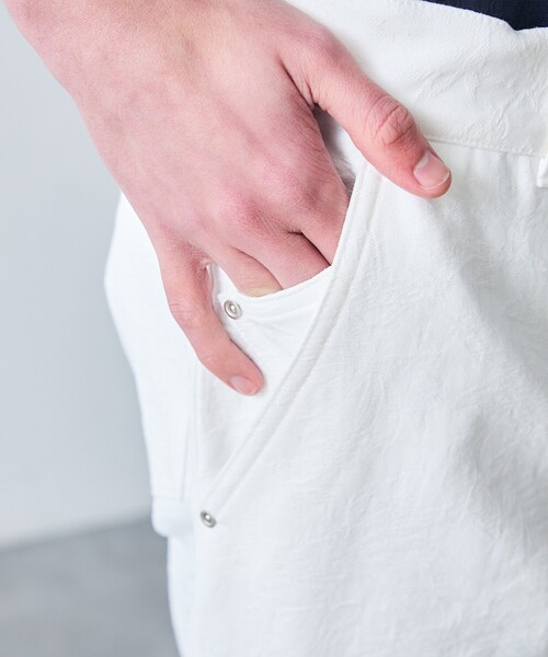5351 POUR LES HOMMES(ゴーサンゴーイチプールオム)の「リーフジャガード スキニー ジョグパンツ(その他パンツ・メンズ・ホワイト/ブラック/グレー・50/48/46/44)」の10枚目の写真