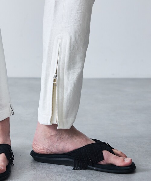 5351 POUR LES HOMMES(ゴーサンゴーイチプールオム)の「リーフジャガード スキニー ジョグパンツ(その他パンツ・メンズ・ホワイト/ブラック/グレー・50/48/46/44)」の12枚目の写真