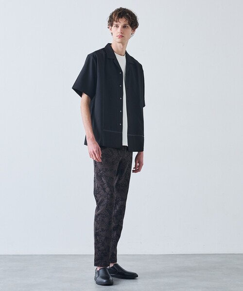 5351 POUR LES HOMMES(ゴーサンゴーイチプールオム)の「リーフジャガード スキニー ジョグパンツ(その他パンツ・メンズ・ホワイト/ブラック/グレー・50/48/46/44)」の21枚目の写真