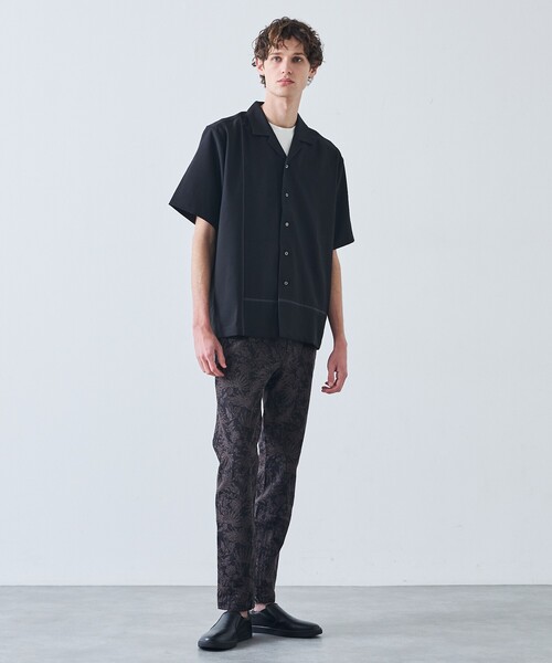 5351 POUR LES HOMMES(ゴーサンゴーイチプールオム)の「リーフジャガード スキニー ジョグパンツ(その他パンツ・メンズ・ホワイト/ブラック/グレー・50/48/46/44)」の22枚目の写真