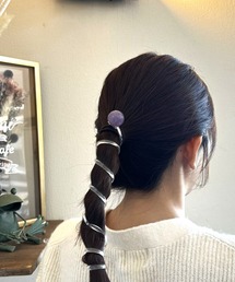 Loco Ocean（ロコオーシャン）の「カラーボール スパイラルヘアゴム（ヘアゴム）」