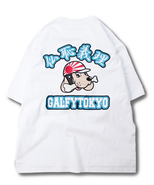 GALFY（ガルフィー）の「【GALFY/ガルフィー】仏恥義理Tee（Tシャツ/カットソー・メンズ・ホワイト/ブルー/ブラック・XL/L）」の4枚目の写真