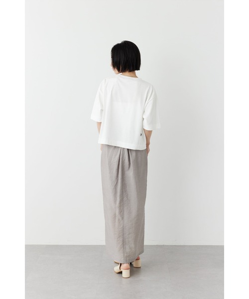 Limue(リミュ)の「プリントロゴTシャツ(Messege)(Tシャツ/カットソー・レディース・ブラック/オフホワイト・FREE)」の13枚目の写真