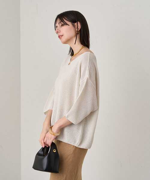 LOUNGEDRESS（ラウンジドレス）の「2WAY鹿子ニット（ニット/セーター
