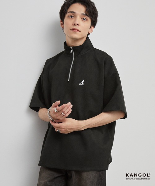 KANGOL/カンゴール 別注 ロゴ ワンポイント刺繍ブラッシュド