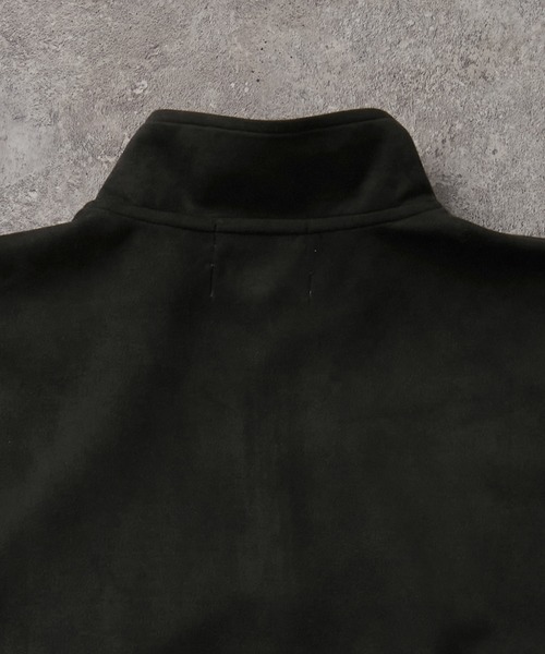 KANGOL（カンゴール）の「KANGOL/カンゴール 別注 ロゴ ワンポイント刺繍ブラッシュドハーフジップ半袖Tシャツ（Tシャツ/カットソー・メンズ・ダークグレー/ブラック/ライトグレー/オフホワイト/ネイビー・M/L/S）」の21枚目の写真