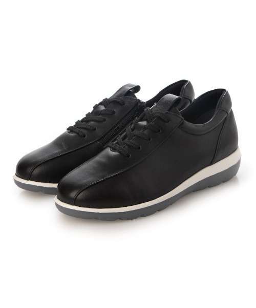 Atelier（アトリエ）の「【3E】軽量デザインスニーカー（スニーカー・レディース・シルバー/ネイビー/ブラック/ホワイト・22cm/22.5cm/23cm/23.5cm/24cm/24.5cm）」の3枚目の写真