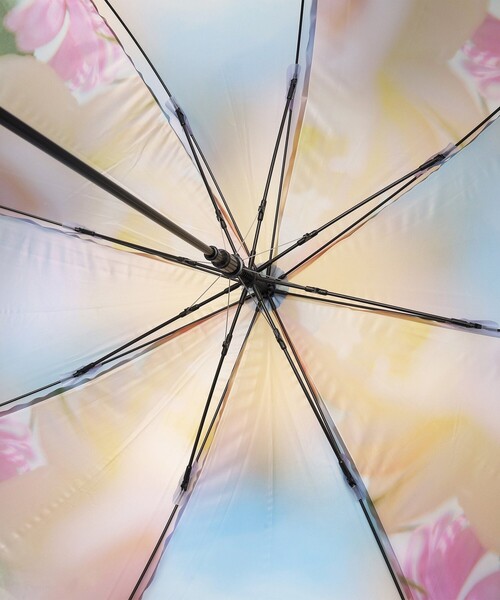 Afternoon Tea(アフタヌーンティー)の「フラワー&スカイクリア長傘 雨傘(長傘・レディース・ピンク・ONE SIZE)」の5枚目の写真