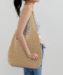 TeddyShop（テディショップ）の「レディース 2WAY肩掛けできるペーパー素材トートバッグ [A4収納可]（トートバッグ・レディース）」