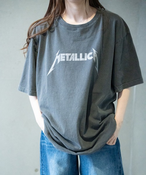 RATTLE TRAP(ラトルトラップ)の「【GOOD ROCK SPEED】プリントTシャツ(METALICA/メタリカ)(Tシャツ/カットソー・メンズ・チャコールグレー・M/L/LL)」の1枚目の写真