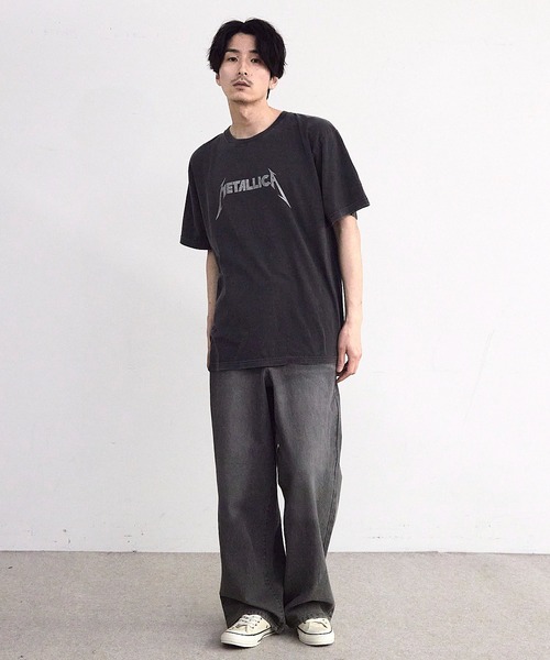 RATTLE TRAP(ラトルトラップ)の「【GOOD ROCK SPEED】プリントTシャツ(METALICA/メタリカ)(Tシャツ/カットソー・メンズ・チャコールグレー・M/L/LL)」の4枚目の写真