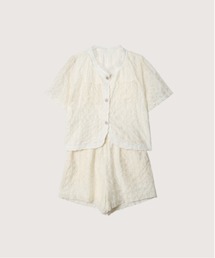 LA POMME petit(|~Ev`)Lace Texture Elegant Set up(ZbgAbv)