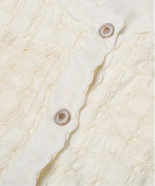 LA POMME petit(ラポミ・プチ)の「Lace Texture Elegant Set up(セットアップ・レディース・ブラック/ピンク/アイボリー・MEDIUM/SMALL/LARGE)」の8枚目の写真