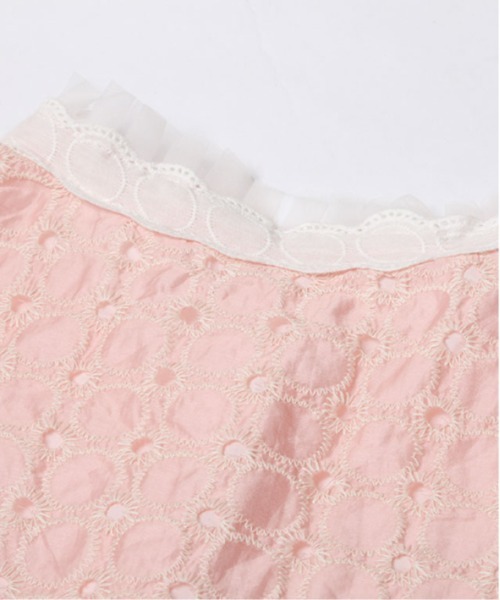 LA POMME petit(ラポミ・プチ)の「Lace Texture Elegant Set up(セットアップ・レディース・ブラック/ピンク/アイボリー・MEDIUM/SMALL/LARGE)」の16枚目の写真
