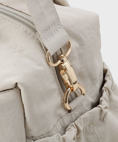 THE SHOP TK （ザ ショップ ティーケー ）の「【10ポケット/2WAY】ワッシャーナイロンバッグ（ハンドバッグ・レディース・ブラック/オリーブ/ナチュラル・00）」の20枚目の写真