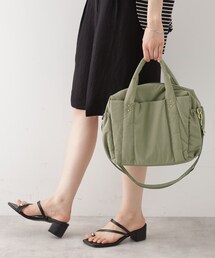 THE SHOP TK  | 【10ポケット/2WAY】ワッシャーナイロンバッグ(ハンドバッグ)