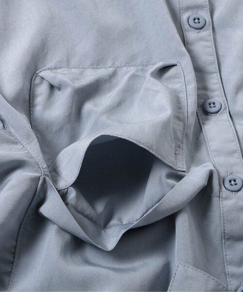 BREEZE（ブリーズ）の「【ジュニア対応】シャーベットシャツ（シャツ/ブラウス・キッズ・ライム/サックスブルー/ライトグレー・120/110/100/140/130/90/80）」の6枚目の写真