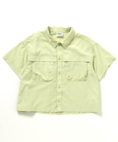 BREEZE（ブリーズ）の「【ジュニア対応】シャーベットシャツ（シャツ/ブラウス・キッズ・ライム/サックスブルー/ライトグレー・120/110/100/140/130/90/80）」の8枚目の写真