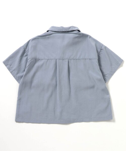 BREEZE（ブリーズ）の「【ジュニア対応】シャーベットシャツ（シャツ/ブラウス・キッズ・ライム/サックスブルー/ライトグレー・120/110/100/140/130/90/80）」の9枚目の写真