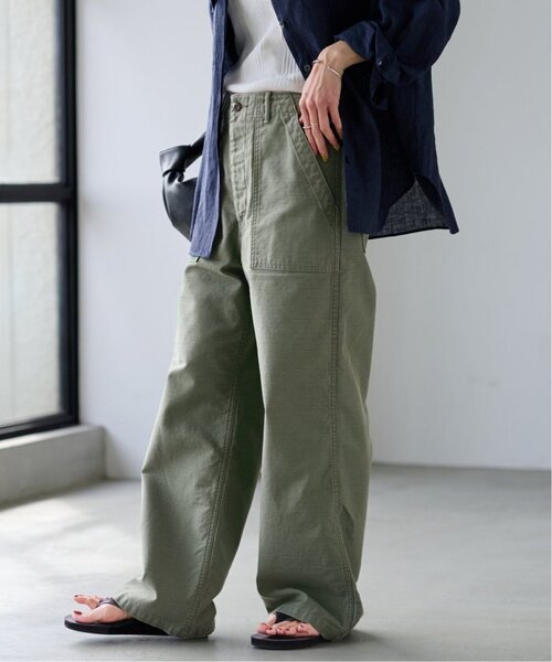 日本製 2023AW FRAMeWORK ムラバックサテンベイカーパンツ 日本製 2023AW FRAMeWORK ムラバックサテンベイカーパンツ