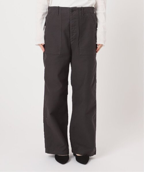 FRAMeWORK バックサテンベイカーパンツ　ブラック　36size FRAMeWORK パンツ ブラック FRAMeWORK バックサテンベイカー