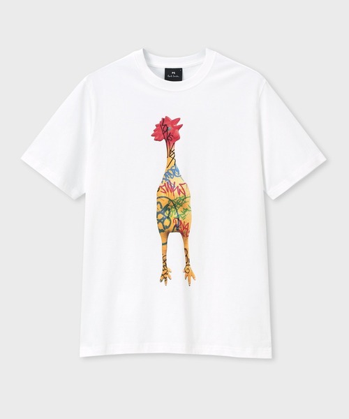 Graffiti Chicken” Tシャツ【252552 011R】（Tシャツ/カットソー